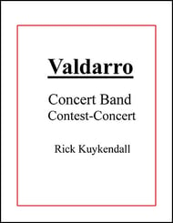 Valdarro Concert Band sheet music cover Thumbnail